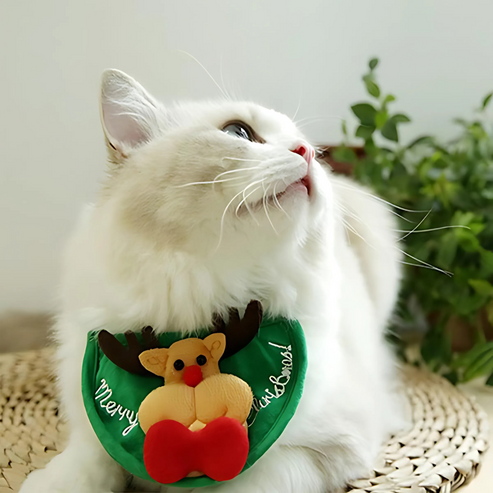 Kerstboom Huisdier Pom-Pom Hoed